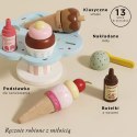 Drewniane lody rożki zestaw Carlo's Gelato, zabawka, lodziarnia, Le Toy Van Le Toy Van