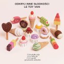 Drewniane lody rożki zestaw Carlo's Gelato, zabawka, lodziarnia, Le Toy Van Le Toy Van