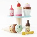 Drewniane lody rożki zestaw Carlo's Gelato, zabawka, lodziarnia, Le Toy Van Le Toy Van