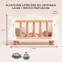 Drewniane łóżeczko dla lalek, zabawka dla dzieci, zabawa lalkami Le Toy Van Le Toy Van