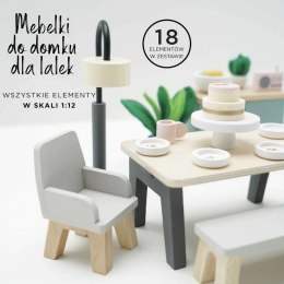 Drewniane mebelki do domku dla lalek jadalnia Daisylane, zestaw, Le Toy Van Le Toy Van