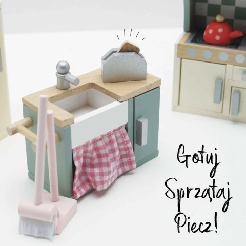 Drewniane mebelki do domku dla lalek kuchnia Daisylane, zestaw Le Toy Van Le Toy Van
