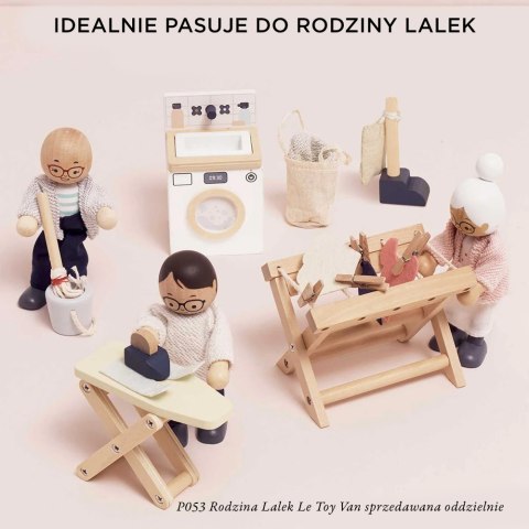 Drewniane mebelki do domku dla lalek zestaw pralnia, zabawka Le Toy Van Le Toy Van