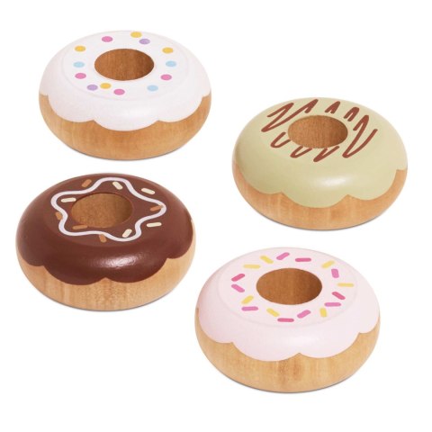 Drewniane pączki zestaw, zabawka donut, gotowanie, cukiernia, Le Toy Van Le Toy Van