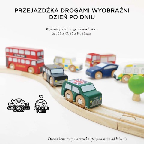 Drewniane samochody zestaw Londyn, zabawka, pojazdy dla dzieci, Le Toy Van Le Toy Van