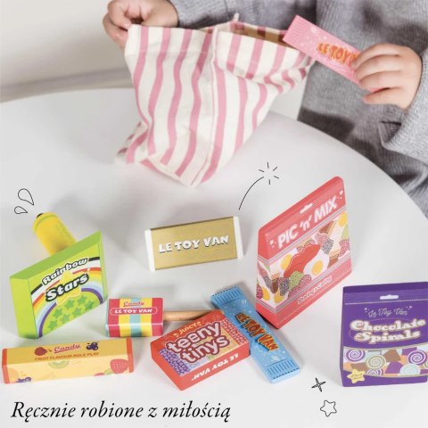 Drewniane słodycze zestaw, zabawka dla dzieci, zabawa w sklep, Le Toy Van Le Toy Van