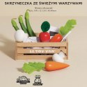 Drewniane warzywa w skrzynce, zabawka dla dzieci, stragan, sklep Le Toy Van Le Toy Van