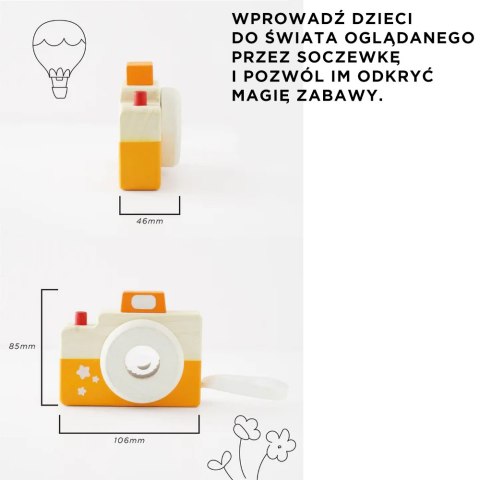 Drewniany aparat fotograficzny zabawka dla dzieci, mały fotograf Le Toy Van Le Toy Van