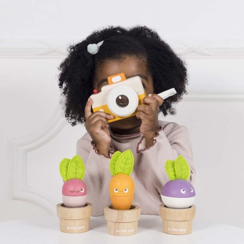 Drewniany aparat fotograficzny zabawka dla dzieci, mały fotograf Le Toy Van Le Toy Van