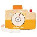 Drewniany aparat fotograficzny zabawka dla dzieci, mały fotograf Le Toy Van Le Toy Van
