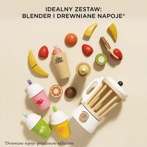 Drewniany blender + zestaw owoców Fruit & Smooth, zabawka dzieci Le Toy Van Le Toy Van