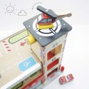 Drewniany garaż wielopoziomowy służby ratunkowe, zabawka, dzieci Le Toy Van Le Toy Van