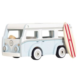 Drewniany kamper retro, wakacyjny samochód, zabawka dla dzieci, Le Toy Van Le Toy Van