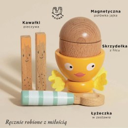 Drewniany kieliszek do jajka i jajko, zabawka dla dzieci, zestaw Le Toy Van Le Toy Van