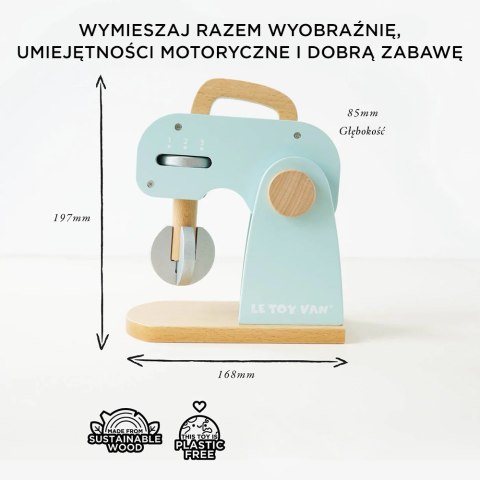 Drewniany mikser z akcesoriami, zabawka dla dzieci, gotowanie, Le Toy Van Le Toy Van
