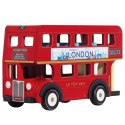 Drewniany piętrowy autobus, Londyn, zabawka dla dzieci, pojazd, Le Toy Van Le Toy Van