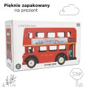 Drewniany piętrowy autobus, Londyn, zabawka dla dzieci, pojazd, Le Toy Van Le Toy Van