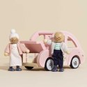 Drewniany różowy samochód retro Sophie, zabawka dla dzieci, auto Le Toy Van Le Toy Van