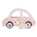 Drewniany różowy samochód retro Sophie, zabawka dla dzieci, auto Le Toy Van Le Toy Van