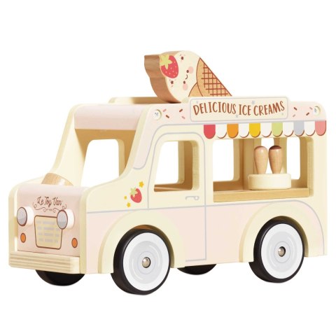Drewniany samochód retro lodziarnia Dolly, zabawka dla dzieci, Le Toy Van Le Toy Van