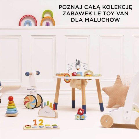 Drewniany stolik edukacyjny sensoryczna zabawka dla dzieci, stół Le Toy Van Le Toy Van