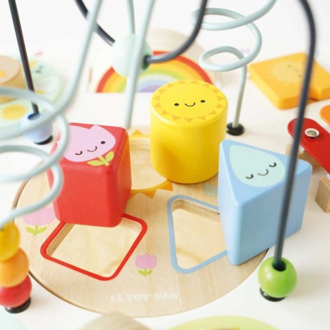 Drewniany stolik edukacyjny sensoryczna zabawka dla dzieci, stół Le Toy Van Le Toy Van