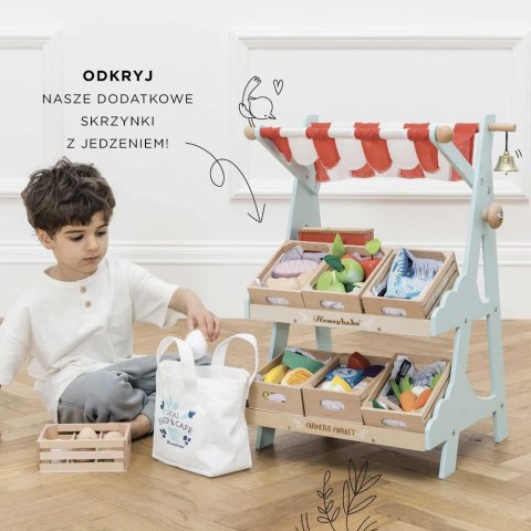 Drewniany stragan, zabawa w sklep supermarket zabawka dla dzieci Le Toy Van Le Toy Van