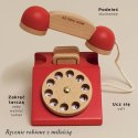 Drewniany telefon vintage, zabawka dla dzieci, odgrywanie ról, Le Toy Van Le Toy Van