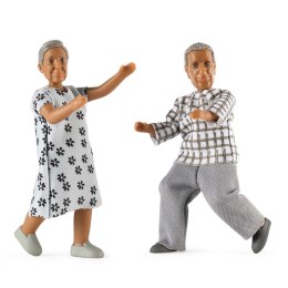 Lalki do domku dla lalek babcia i dziadek zestaw Nikki, zabawka, Lundby MICKI