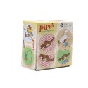 Drewniana gra edukacyjna memory dla dzieci zabawka zestaw Pippi Langstrumpf MICKI