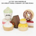 Drewniana patera z ciasteczkami, zabawa w gotowanie, cukiernia, Le Toy Van Le Toy Van