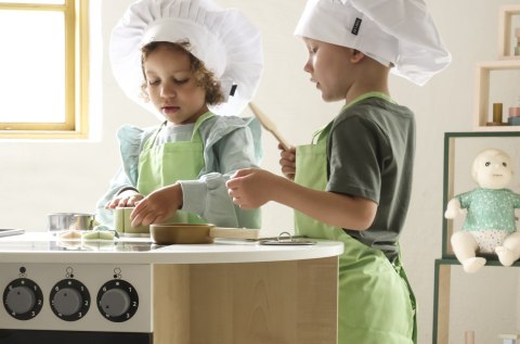 Drewniana wyspa kuchenna meble dla dzieci wyposażenie zabawka kuchnia Micki MICKI