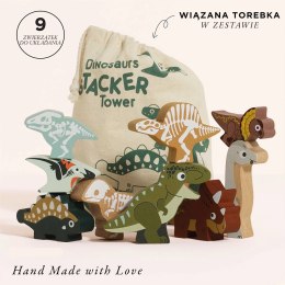 Drewniane figurki dinozaury, zabawka układanka, dzieci Le Toy Van Le Toy Van