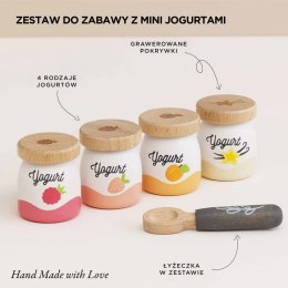 Drewniane jedzenie jogurty do zabawy akcesoria kuchenne, zabawka Le Toy Van Le Toy Van