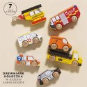 Drewniane służby ratunkowe zestaw, samochody zabawka dla dzieci, Le Toy Van Le Toy Van
