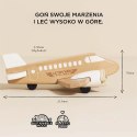 Drewniany samolot z ruchomymi śmigłami, zabawka dla dzieci model Le Toy Van Le Toy Van