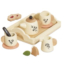 Drewniany zestaw do herbaty akcesoria kuchenne zabawka gotowanie Le Toy Van Le Toy Van