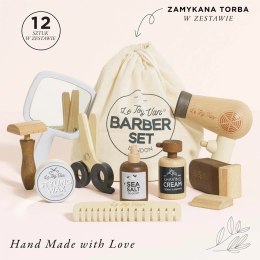 Drewniany zestaw fryzjera, zabawka dla dzieci, odgrywanie ról, Le Toy Van Le Toy Van