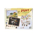Dwustronna magnetyczna tablica literki i obrazki, edukacyjna zabawka, Pippi MICKI