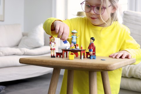 Figurka Pippi Langstrumpf zestaw z akcesoriami przyjęcie zabawka dla dzieci MICKI