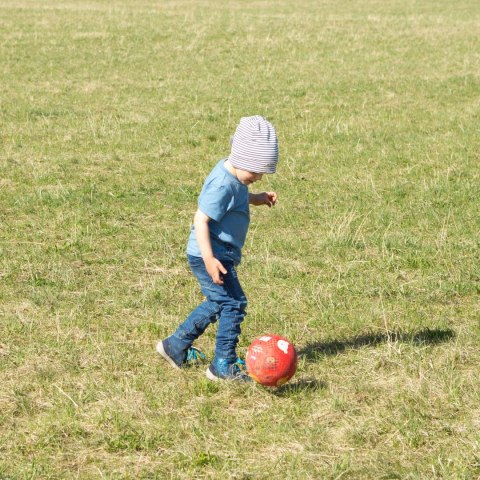 Gumowa piłka do zabawy Misie 17 cm zabawka rozwojowa dla dzieci sigikid Sigikid