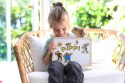 Magnetyczne literki i obrazki, edukacyjna zabawka dla dzieci, zestaw Pippi MICKI