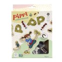 Magnetyczne literki i obrazki, edukacyjna zabawka dla dzieci, zestaw Pippi MICKI