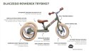 Pierwszy rower biegowy balansujący dziecięcy czerwony dla dzieci Trybike CoandCo