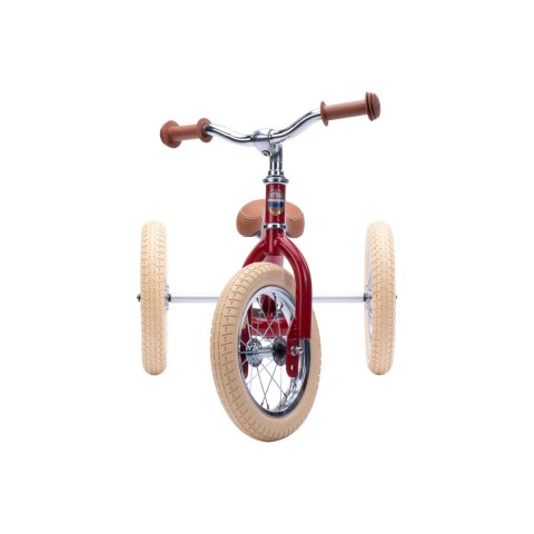 Pierwszy rowerek trójkołowy dziecięcy biegowy 2w1 czerwony matowy Trybike CoandCo