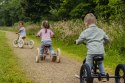 Pierwszy rowerek trójkołowy dziecięcy biegowy 2w1 czerwony matowy Trybike CoandCo
