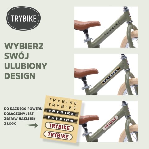 Pierwszy rowerek trójkołowy dziecięcy biegowy 2w1 szary matowy Trybike CoandCo