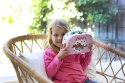 Walizka dla dzieci różowa akcesoria zabawki przechowywanie zabawek Pippi MICKI
