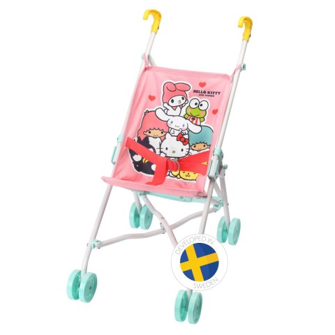 Wózek dla lalek Hello Kitty i przyjaciele spacerówka zabawka dla dzieci lalki MICKI