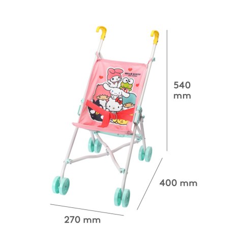 Wózek dla lalek Hello Kitty i przyjaciele spacerówka zabawka dla dzieci lalki MICKI